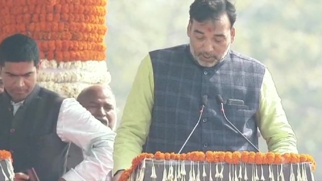 Gopal Rai Adds 'Azadi Ke Shaheedon Ke Naam' With His Oath