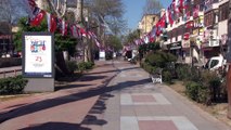 Sokağa çıkma kısıtlaması sonrası Kocaeli'de caddeler ve sokaklar bom boş kaldı