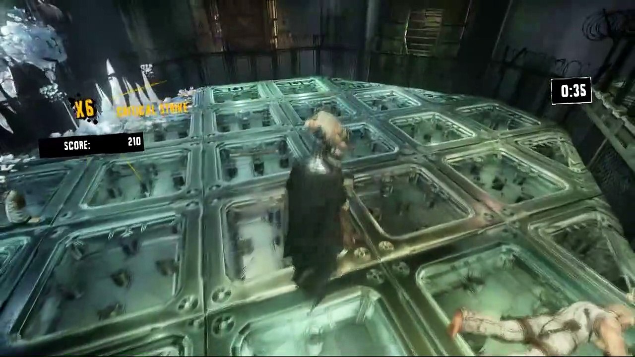 Batman: Arkham Asylum - Batman Challenge Maps - Normal Combat