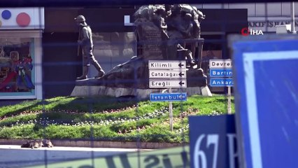 Zonguldak'ta sokaklar boş kaldı