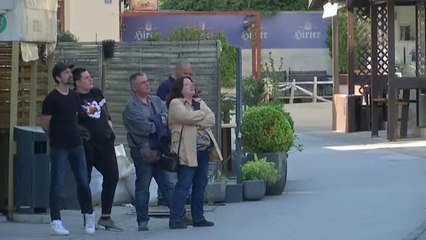 Retiran con explosivos una de las agujas de la catedral de Zagreb por riesgo de derrumbe