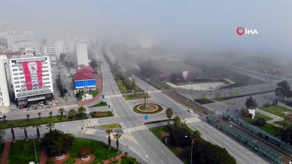 Sokağa çıkma kısıtlamasıyla Samsun hayalet şehre döndü