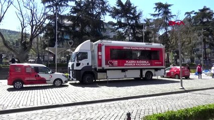 TRABZON Koronavirüsü yenen müezzin, immün plazma bağışında bulundu