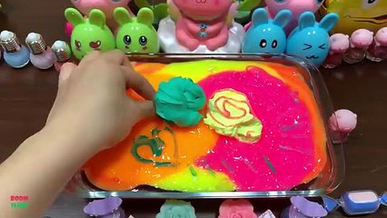 Festival of Colors - Mixing Random Things Into Slime ! Satisfying Slime Videos