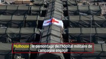 Mulhouse : le démontage de l’hôpital militaire de campagne engagé