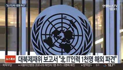 "北 IT인력 1천명 해외 불법파견…핵개발 자금 조달"