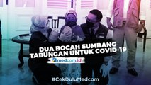 Ridwan Kamil Menyambut Dua Bocah Penyumbang Tabungan Bagi Tenaga Medis