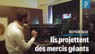 Paris : les fabuleux projectionnistes des mercis géants aux soignants
