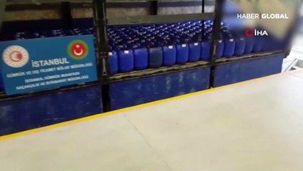 İstanbul ve Hatay'da düzenlenen operasyonda 85 ton sülfürik asit ele geçirildi