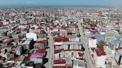 Sokağa çıkma kısıtlaması sonrası Van sessizliğe büründü