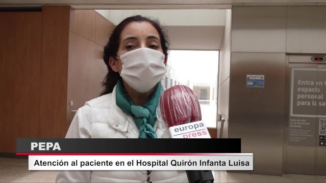 El Hospital Quirón Infanta Luisa se reúne para apoyarse durante estos días