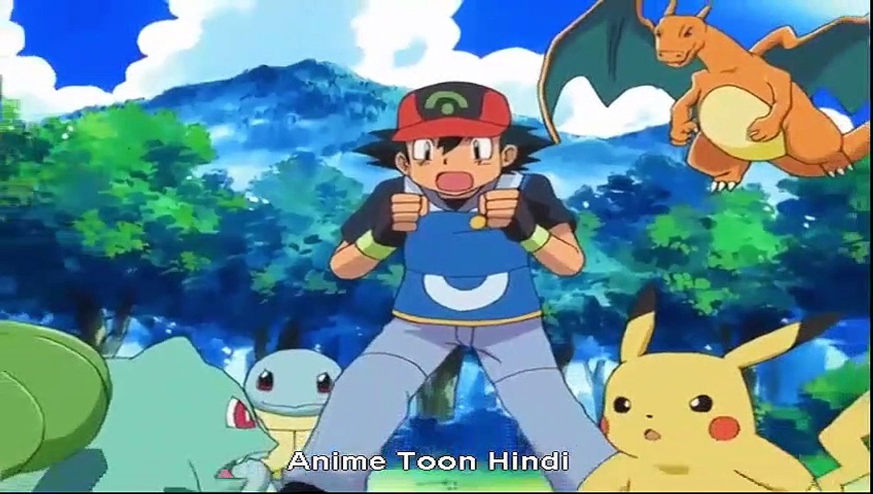 Pokemon Ash Meets his old Pokemon in Hindi