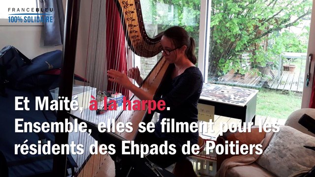 La musique du Conservatoire de Poitiers vient aux résidents confinés