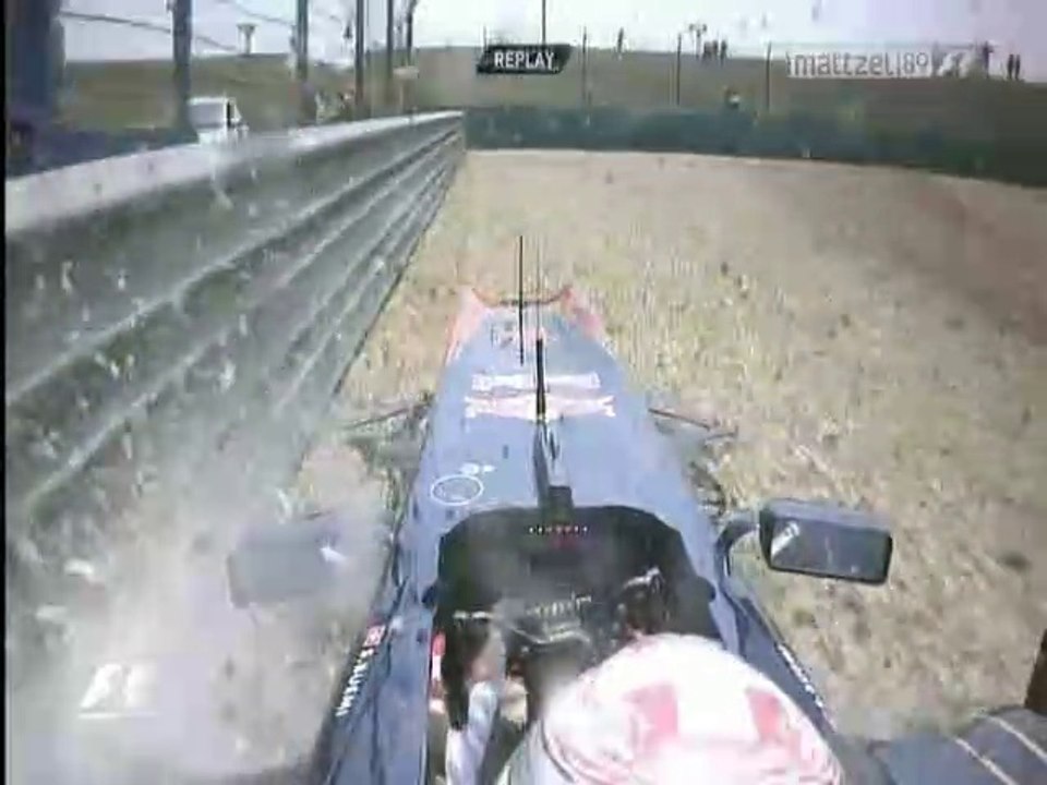 2010 Shanghai Free Practice 1 Buemi Failure Strange Crash