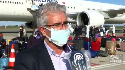 THY uçakları türk vatandaşlarını yurda getirdi