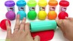 Learn Colors Hello Kitty Dough with Elmo Ice Cream Popsicles Clown Molds Surprise Toys Hello Kitty