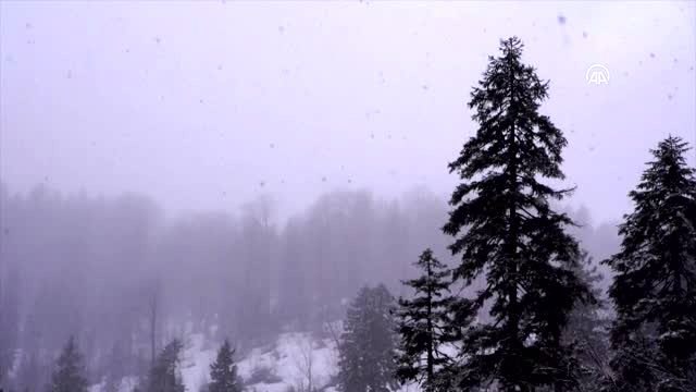 Kaçkar Dağları'na kar yağdı