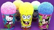 Play Foam Ice Cream Cups Surprise Hello Kitty Spongebob Minions Thomas and Friends Kinder Eggs
