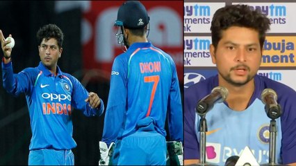 MS Dhoni Lost His Cool At Kuldeep Yadav