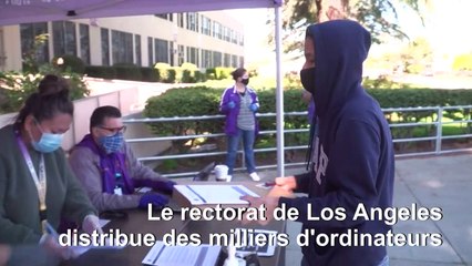 Distribution d’ordinateurs dans les lycées californiens pour la "promo coronavirus"