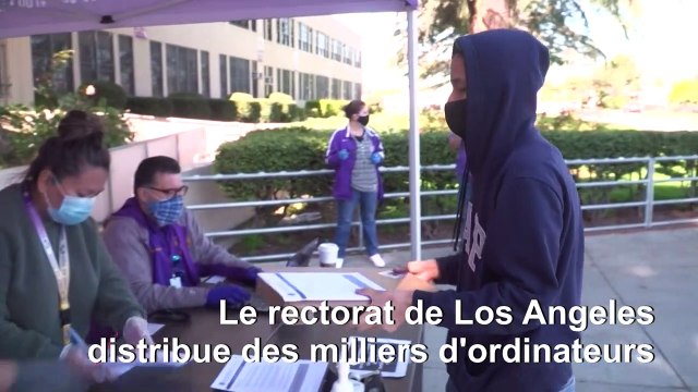 Distribution d’ordinateurs dans les lycées californiens pour la promo coronavirus