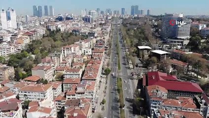 “Sokağa çıkma kısıtlamasında” mega kentin tarihi noktaları boş kaldı