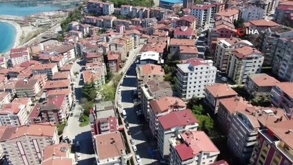 Zonguldak'ta boş cadde ve sokaklarda sessizlik hakim