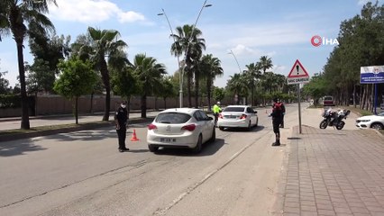 Sokağa çıkma kısıtlamasına helikopterli denetim