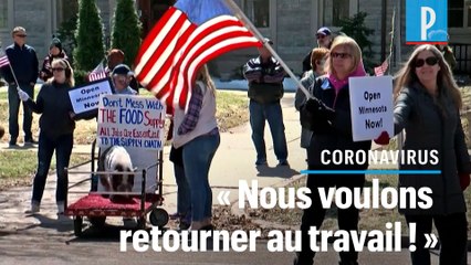 « Chauffés à blanc » par Trump, ces Américains manifestent pour en finir avec le confinement