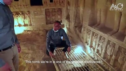 يوم التراث العالمى.. العنانى يقدم جولة داخل مقبرة الكاهن المطهر "واحتي" بسقارة