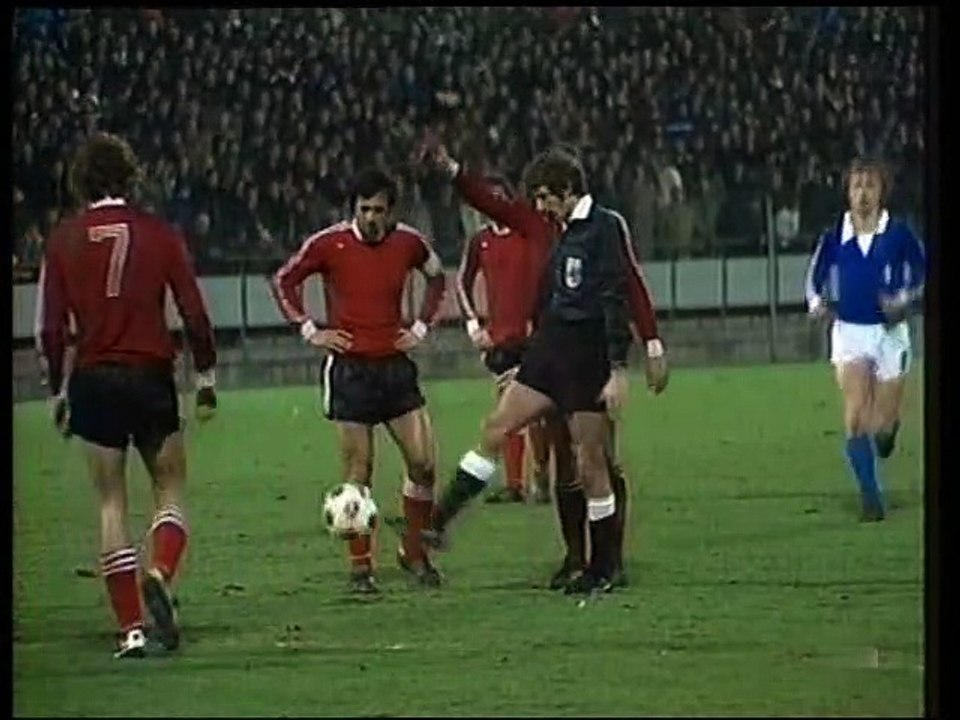 PSV Eindhoven v 1. FC Magdeburg 15 März 1978 UEFA-Cup 1977/78 Viertelfinale