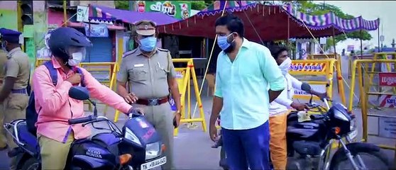 கரோனா: நடிகர் சசிகுமார் விழிப்புணர்வு பிரச்சாரம்!