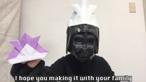 【StayHome with Vader】ORIGAMI - Samurai helmet -