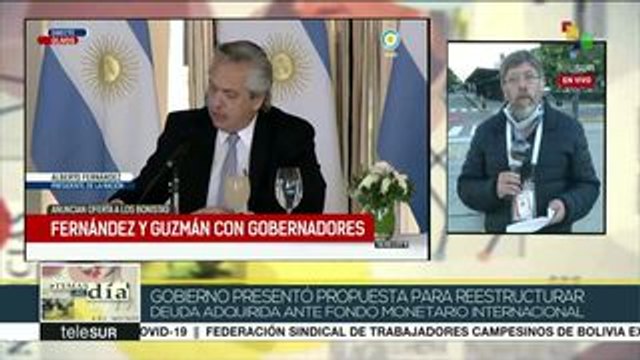 Gobierno argentino presenta propuesta para reestructurar deuda con FMI