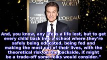 Dr. Oz Says He ‘Misspoke’ After Calling School Reopenings ‘Appetizing’