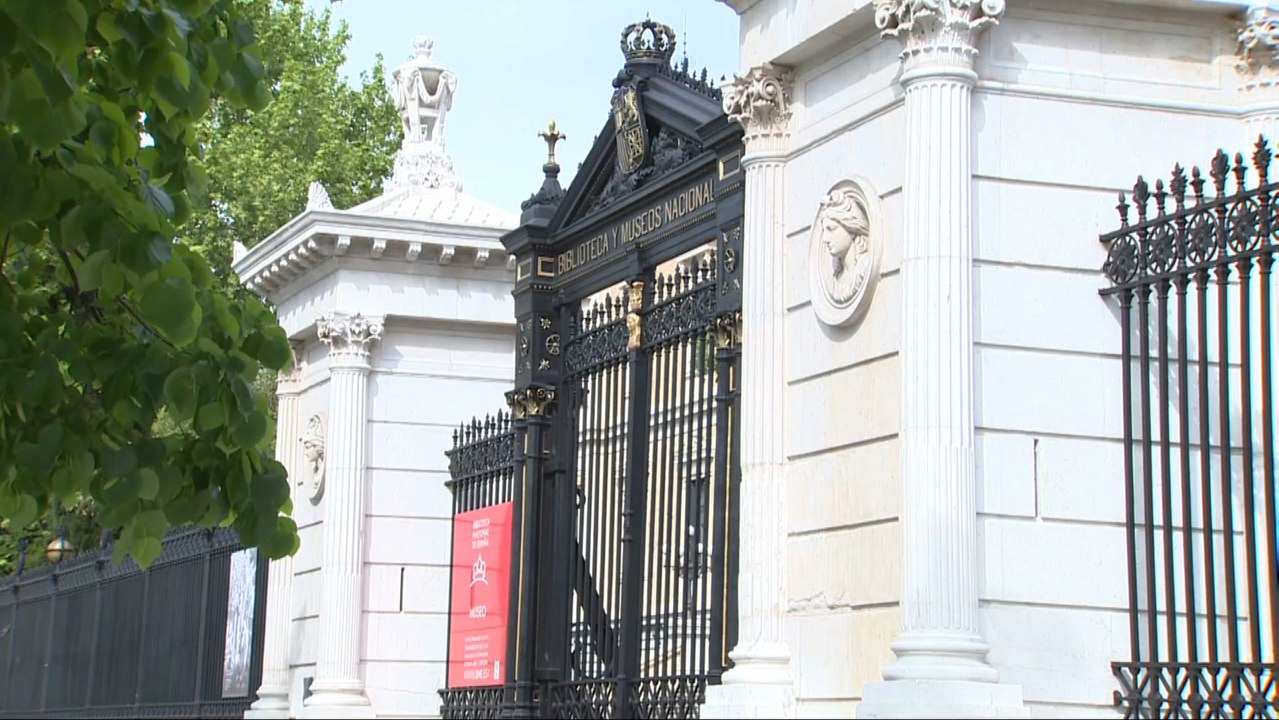 La Biblioteca Nacional, sin turistas durante el confinamiento