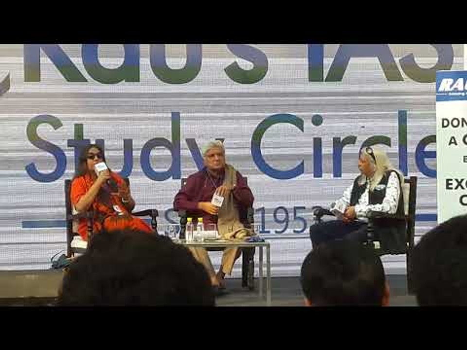 Artistic creation is beyond any sentiment of nationalism-Javed Akhtar in conversation with Shabana