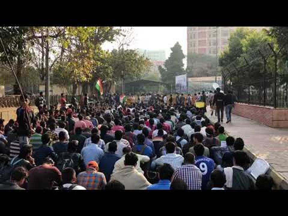 Students Protesting against SSC Paper leak in New Delhi