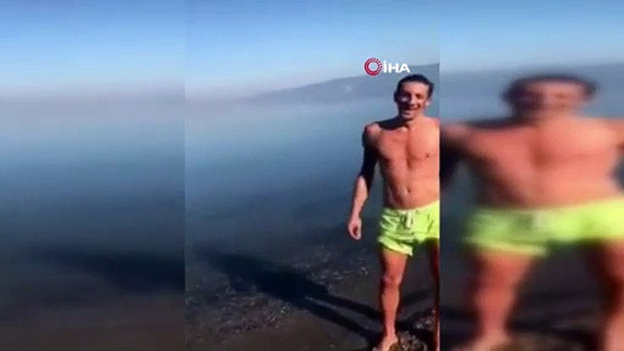 Sokağa çıkma kısıtlamasında deniz keyfi karakolda bitti