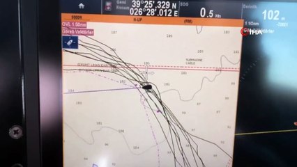 Yunan botu ihlal ettiği Türk karasularından sürülerek böyle çıkarıldı