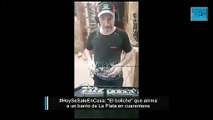 El DJ de La Plata que anima a sus vecinos en cuarentena