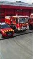 Hommage des pompiers de Trets aux personnels soignants 18av2020