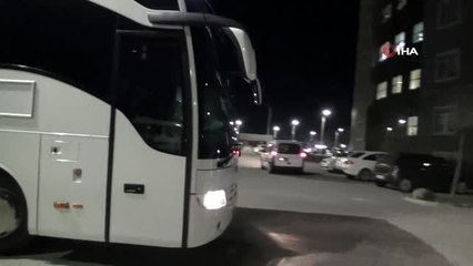 Yunanistan'daki karantina gemisindeki 35 Türk vatandaşı Tekirdağ'a getirildi