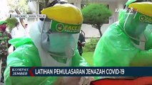 Latihan Pemulasaran Jenazah Covid-19 Cegah Penolakan