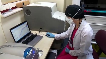 Koronavirüs testleri, bu odada yapılıyor