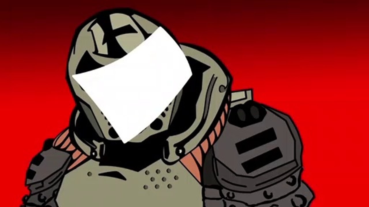 Doomguy Locksdown Cartoon - Even Demons Have to Quarantine
