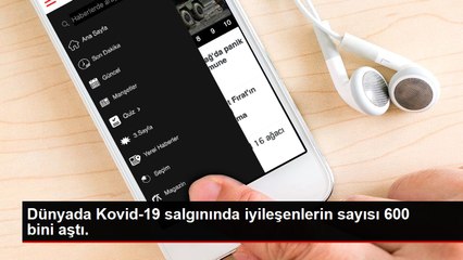Dünyada Kovid-19 salgınında iyileşenlerin sayısı 600 bini aştı.