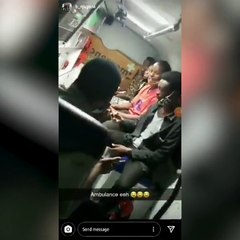 Drunk Kenyans Party Inside Ambulance After Curfew