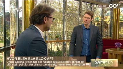COVID-19; Noa Redington ~ Hvor blev blå blok af? | Go morgen Danmark | TV2 Danmark