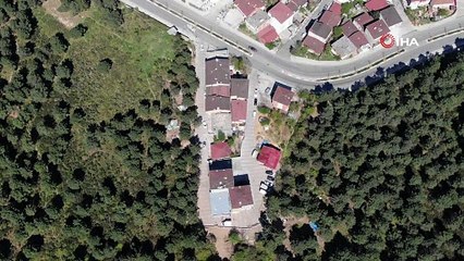 Sokağa çıkma yasağına uymayan gençlere 'drone'lu takip